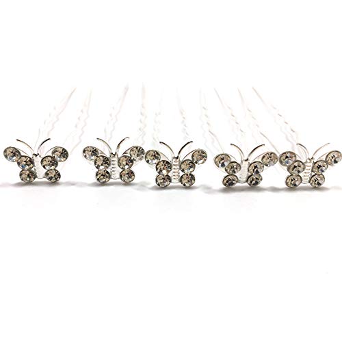 Vpang VP-0092 20 Pcs Wedding Bridal Rhinestone Crystal Hair Pins Clips Women Headwear Wedding Decorative Hair Accessories thumb #5
