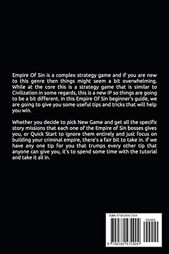 Empire Of Sin: The Complete Tips- A-Z Walkthrough - Tips & Tricks and More!