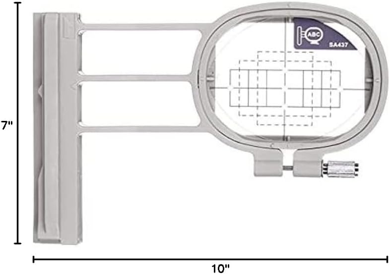 HONEYSEW Embroidery Hoops for Brother Innovis NQ1600E NQ1400E NQ3600D Dream Machine 2 VE2200 4000D 1500D V7 V5 VM5200 Babylock Embroidery Machine Hoop (3in1 A Set)