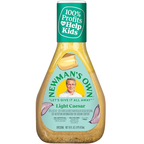 Newman's Own Light Caesar Dressing Salad Dressing, 16 oz