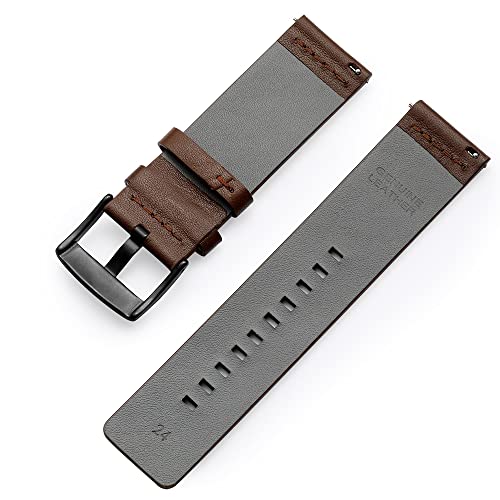 Correa de reloj de piel para Garmin Vivoactive 4S y 4 recambio de cuero 7