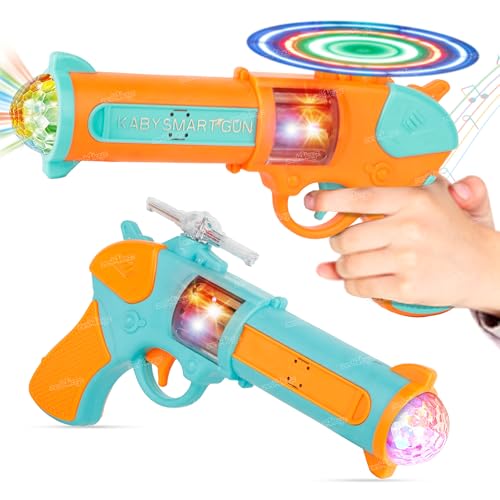 Image of Zest 4 Toyz Kids Sound and Light Gun Toy Simulation Gun Music Pistol Colorful Projection Toys Kids Gift