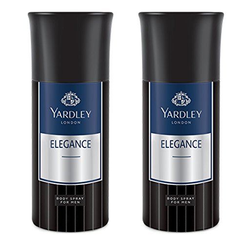 Image of Yardley Elegance Spicy Scent Body Spray for Men, 150ml (Pack of 2)