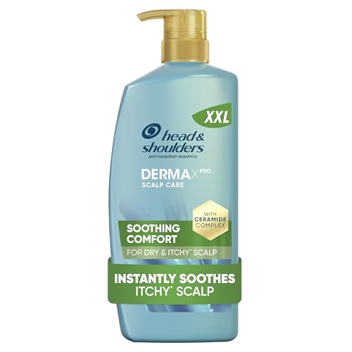 Head & Shoulders DermaXPro Soothing Comfort Anti Dandruff Shampoo 800ml with Aloe Vera Extract and Ceramide Complex, Soothes Dry, Itchy Scalp and Helps Reinforce the Skin Barrier