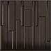Ekena Millwork 19 5/8"W x 19 5/8"H Wigan EnduraWall Decorative 3D Wall Panel, Metallic Rust Mist (Covers 2.67 Sq. Ft.