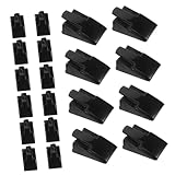 ROMISBABA Schmuckringständer 20 Stück Aus Kunststoff Schwarz Kompakter Ringhalter Für Schmuckhändler Platzsparende Ringpräsentation Am Verkaufsstand