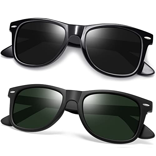 Image of Joopin Square Sunglasses Polarized UV400 Designer Sun Glasses Men Women | Oversized, Plastic Frame, Retro, Vintage, Unisex, Trendy Shades for Driving, Party, Fishing, Business, Costume