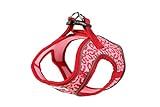 Doodlebone – Snappy Harness Dog Harness – Easy Step In Vest Style Harness, No Over Head Fit, Reflective & Machine Washable for Medium to Large Breeds – Size 5, 54-60cm - Ruby Leopard - Image 1