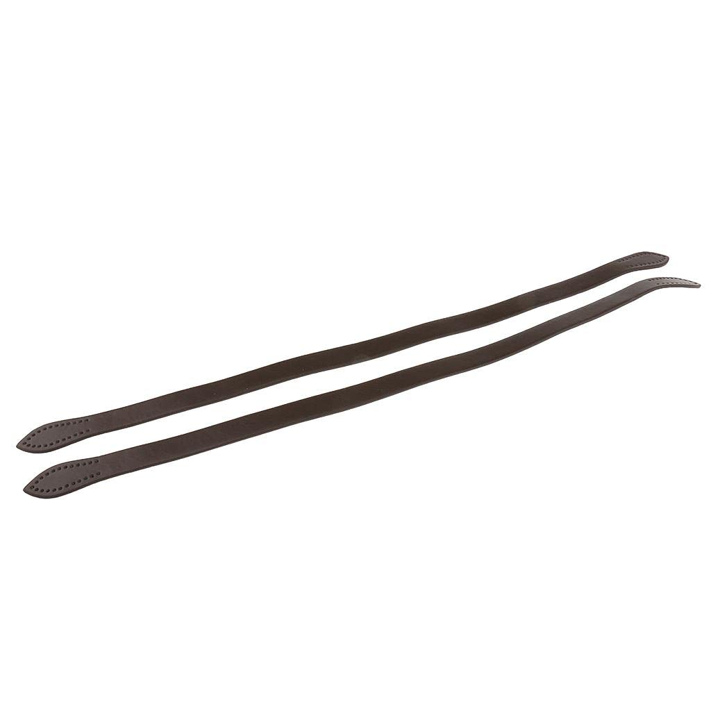 NIVAA 2 Pieces DIY Leather Purse Bag Handle Straps 60cm Coffee-image-9