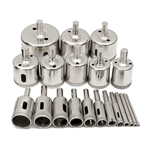 Juego de 20 brocas con recubrimiento de diamante miniatura 2