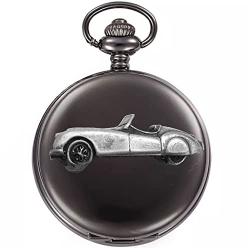Montre gousset à quartz XK 120 Roadster montre de poche voiture ref103