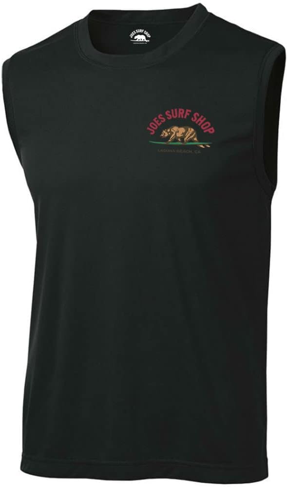 JOES SURF SHOP Men's Graphic Moisture Wicking Sleeveless T-Shirt Collection