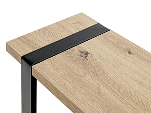 Table d'appoint en C pour optimiser l'espace et travailler du canapé - 8