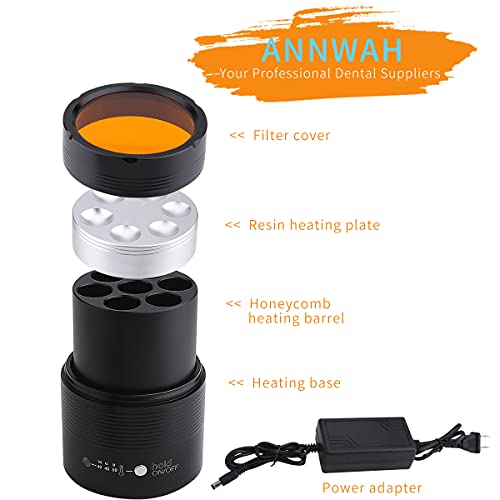 Annwah Dental Resin Heater With Filter Cover,Dental Composite Warmer Used To Heat Resin,Composite Resin Heater Improve Resin Properties #TOP1