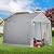 10'x15' Heavy Duty Carport Canopy, Metal Frame Portable Outdoor Storage Shed with Waterproof PE Cover & Roll-Up Zipper Door, for Motorcycle, Bike, Tools, Firewood, Driveway or Backyard, Grey