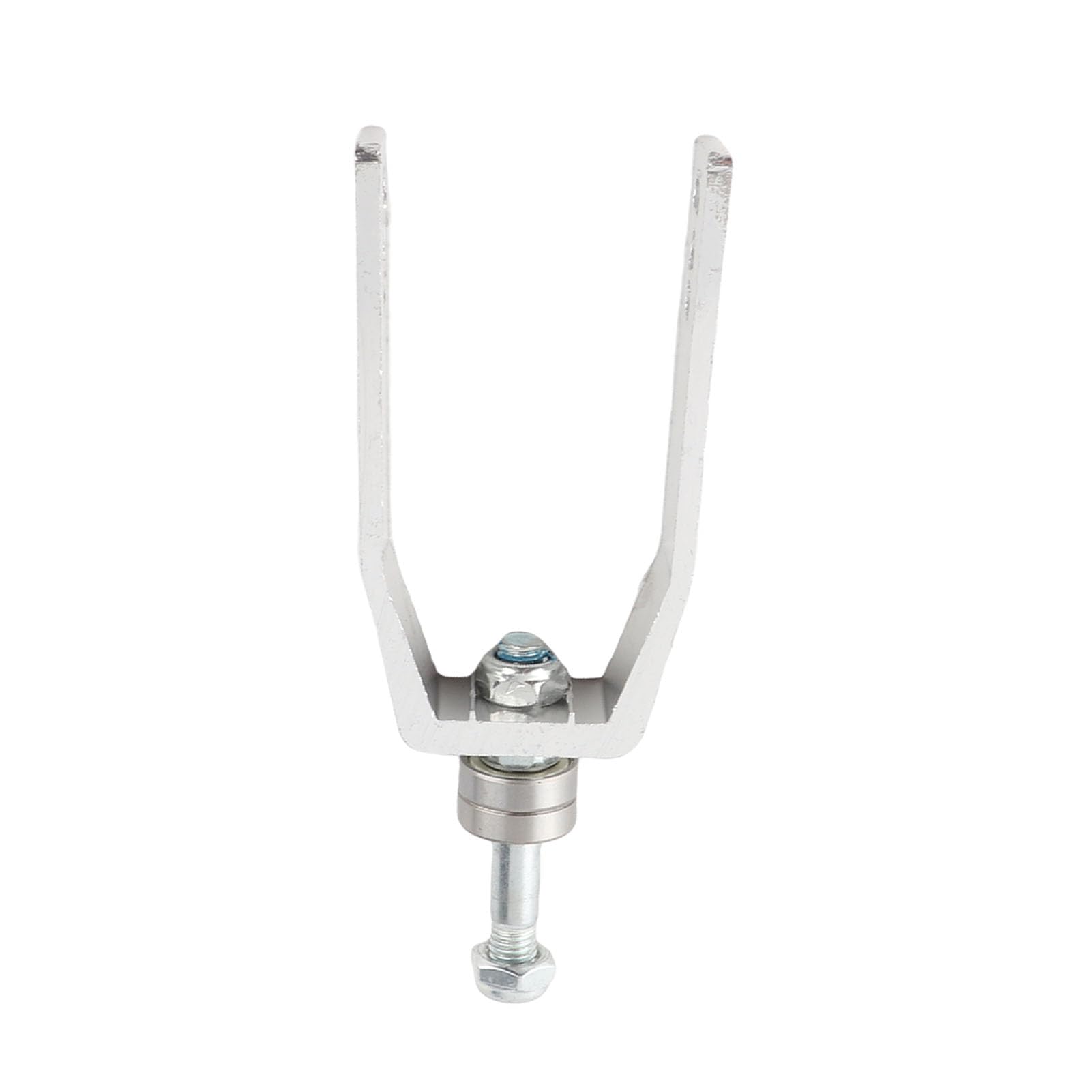 Muiltvoe Wheelchair Front Fork, Aluminium Alloy High Sensitivity Front Wheel Fork Replacement Parts with Enhanced Stability and Steering, for 7in Wheelchair Tires