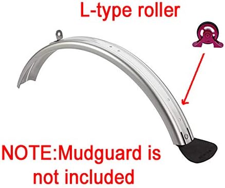 a c e Custom Lightweight Mudguard Roller for Brompton L Version RED