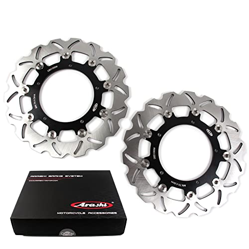 Disques de frein avant pour XJ600 et XJ6 ABS de 2009 à 2015 en couleur noir