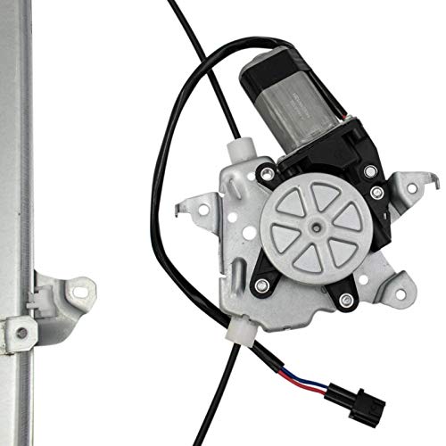 Image of TRQ Front Left Power Window Regulator & Motor Assembly Drivers Side Compatible with 2000-2006 Nissan Sentra NI1350113 NI1350120 NI1350157