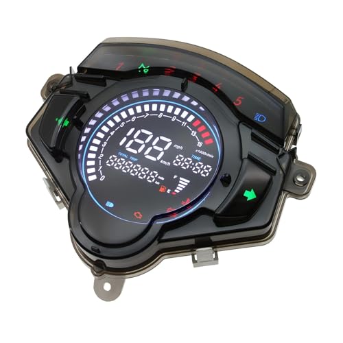 Evitez la surchauffe avec le compteur de vitesse numérique moto et tachymètre RPM LC135