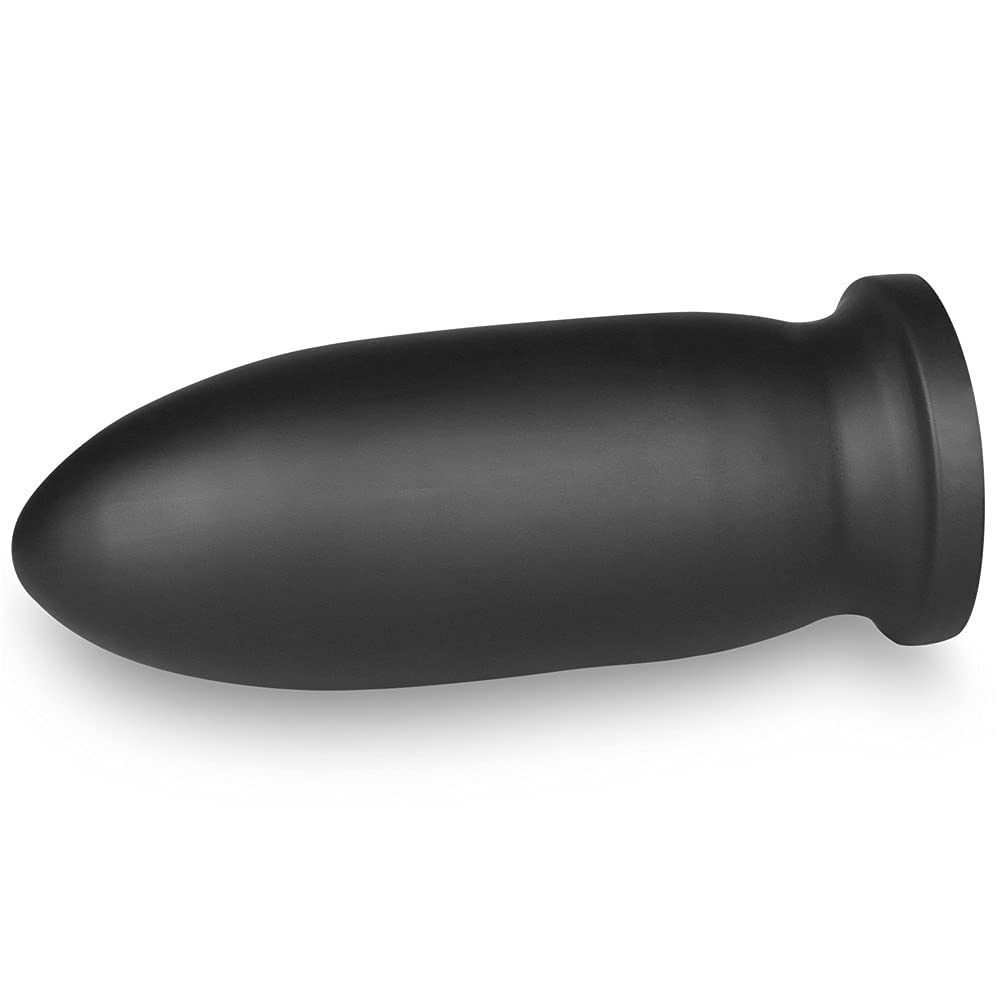 Plug Anal BUD XL Noir – 21 X 5,8 Cm, Flexible, Ventouse, Sextoy Unisexe, Fabriqué En France