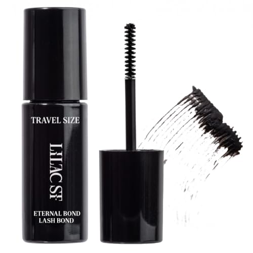 Lilac St Eternal Bond Lash Cluster Glue, Waterproof Brush Tip, Black, Mini