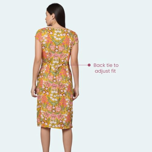 Image of Morph Maternity | Maternity Dresses for Women | Fits During Pregnancy & Post Pregnancy | Back Tie to Adjust