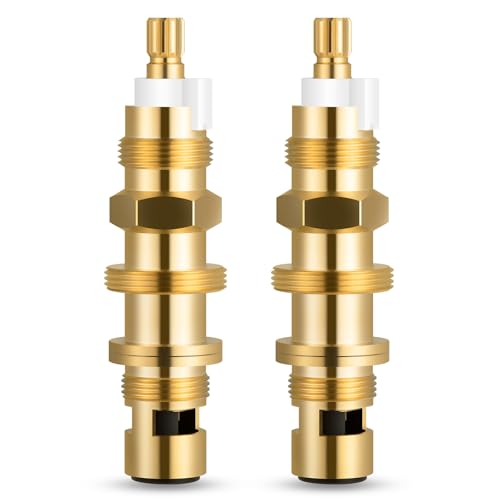 910-030 Ceramic Disc Cartridge Replacement, Compatible with Price/Pfister Shower and Faucet Stem, Shower Valve Cartridge for Tub and Shower Faucet, Brass Construction(2 Pack)