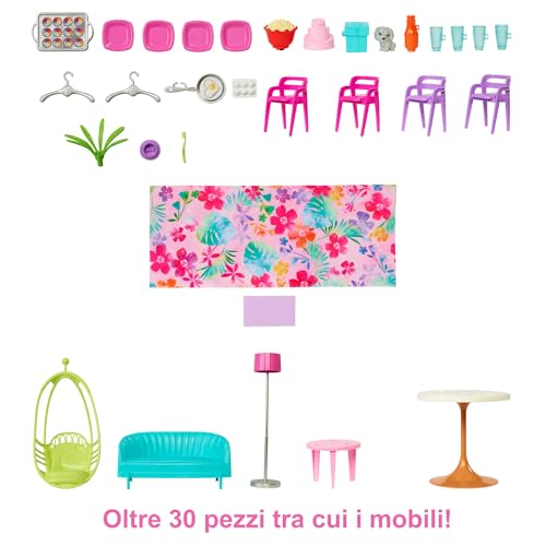 Foto Barbie - Casa di Malibu (106 cm) playset HCD50 4