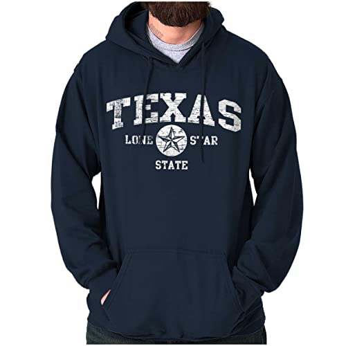 Classic Teaze Texas Cowboy the Lone Star TX Pride Hoodie Sweatshirt Women Men Navy