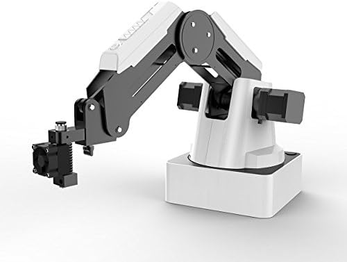 DOBOT Magician Educational Programming Robot, 4-axis Robot Arm with 3D Printer, Pen Holder, Suction Cap, Gripper Heads for K12 or STEAM Education - Basic Version