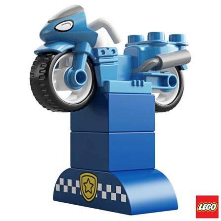 DUPLO Town Police Bike 10900 Building Blocks (8 Pieces) - Lego - Immagine 3