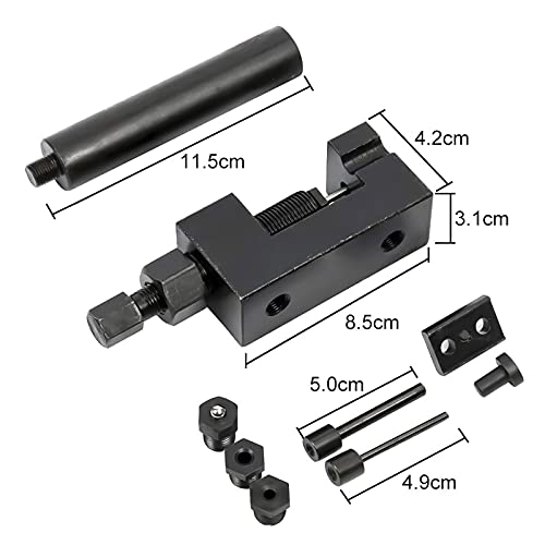 8MILELAKE Motorcycle Cam Drive Chain Breaker Riveter Rivet Riveting Cutter Tool