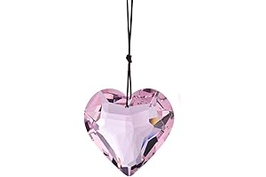 Sparkling Crystal Heart Suncatcher, a Radiant Home and Garden Adornment