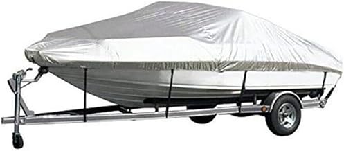 NEWFUN Boat Tarpaulin, Boat Covers, 14-16 FT Boat Tarpaulin, Oxford Tarpaulin Cover for Boats, Dust-proof and UV Resistant Boat Tarpaulin