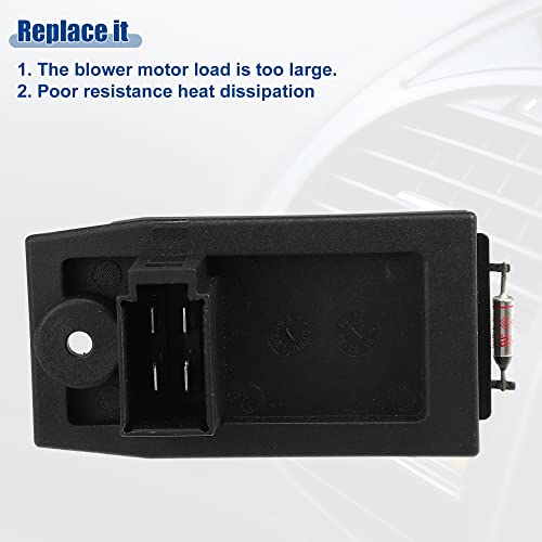 Image of ACROPIX Blower Motor Resistor Replacement Fit for Ford Focus - Pack of 1 Black Green