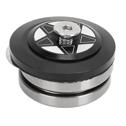 Tissting Bike Headset for 41mm Hidden Head Tube Frames, Aluminum Alloy Bicycle Headset Dual Bearings Headset Star Nut Spacers Kit for Mountain Bike