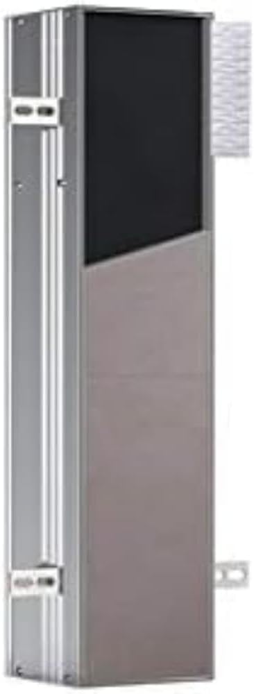 Emco Asis Plus 975611006 Module 658 mm (Left Door Hinge Integrated Brush, Can be Tiled, Flush-Mounted Model, Compartment for Toilet Paper) Aluminium Normal