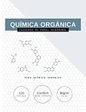  CUADERNO PARA QUIMICA ORGANICA: papel hexagonal para apuntes 120pag tamaño 21x28cm