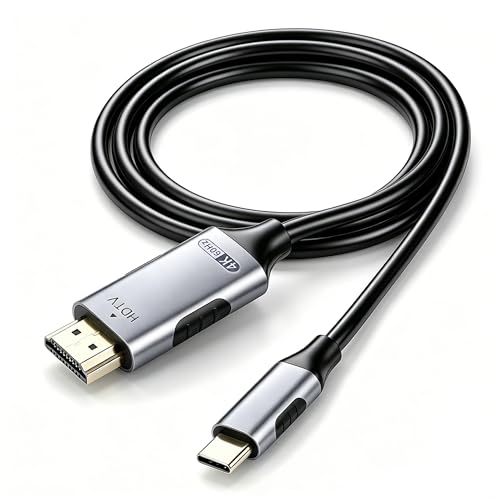Mcbazel 3m USB C to HDMI Cable 4K 60Hz USB Type C to HDMI Cable High Speed Cord Compatible with MacBook Pro/Air Surface Book 3/2 Galaxy S20 and More