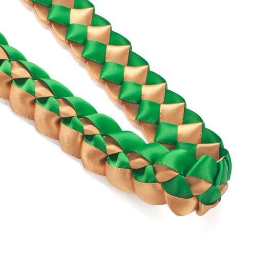 Graduation Lei, Graduation Leis 2025, Graduation Necklace for Class of 2025, 1PC/2PCS/6PCS Braided Ribbon Lei for Graduation Accessories, Grads Parties Decorations4
