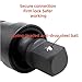 Pneumatic Universal Joint, Black Steering gimbaI Couplings High Temperature Resistance for Industrial 1piece(3/8inch)
