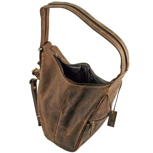 Greenburry Vintage Leder Rucksack 26 cm