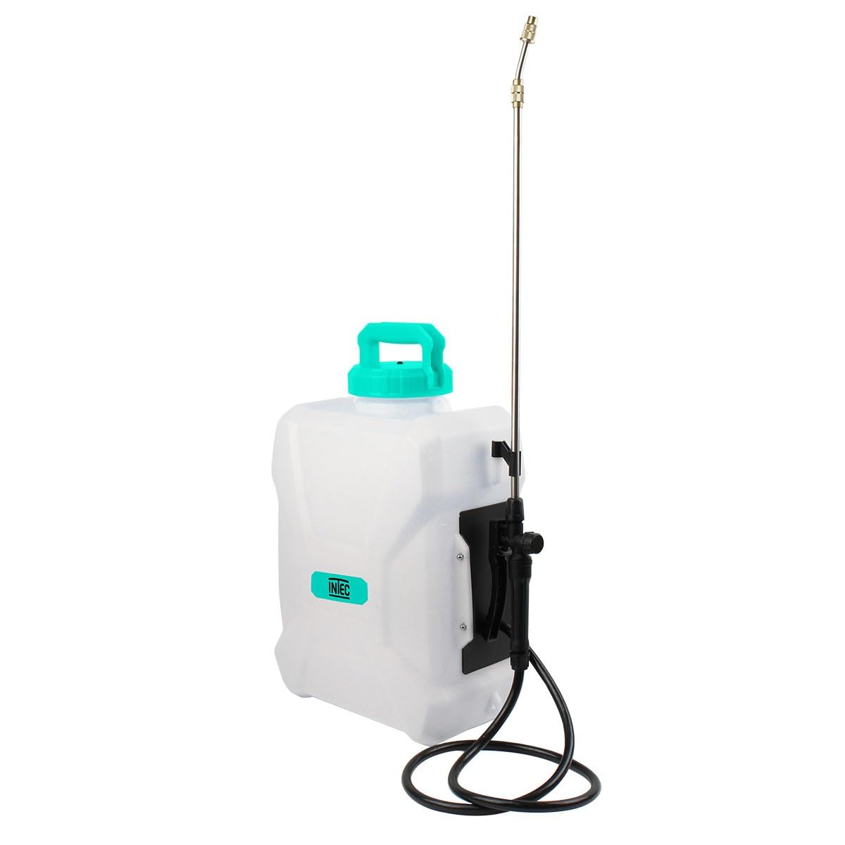 INTEC - Pulvérisateur Electrique à Batterie 20V Lithium 4.0Ah Pulvérisateur Jardin 12L 2 Lances Fibre et INOX + 4 Buses