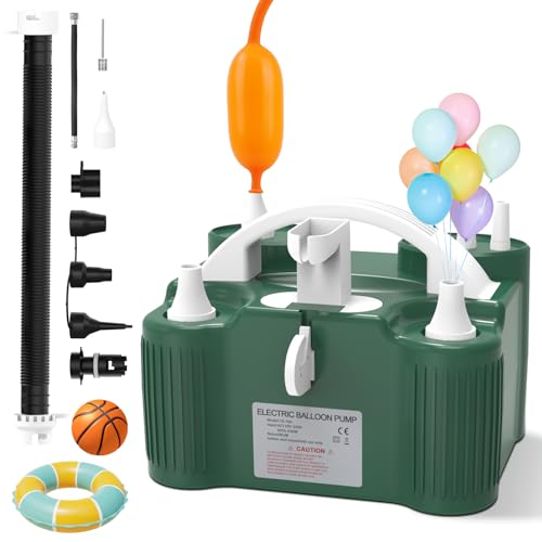 Image of chamvis Balloon Pump Electric, Balloon Air Pump Inflate Pump for Balloons: Blower Machine for Fast and Easy Filling Balloons
