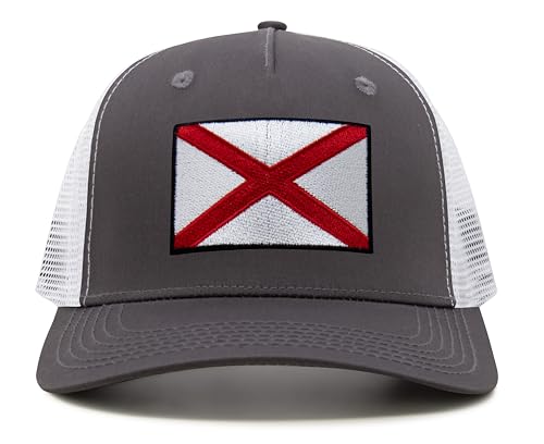 Image of International Tie State Hat for Men and Women, Adjustable Snapback Trucker Baseball Cap with Embroidered Patch