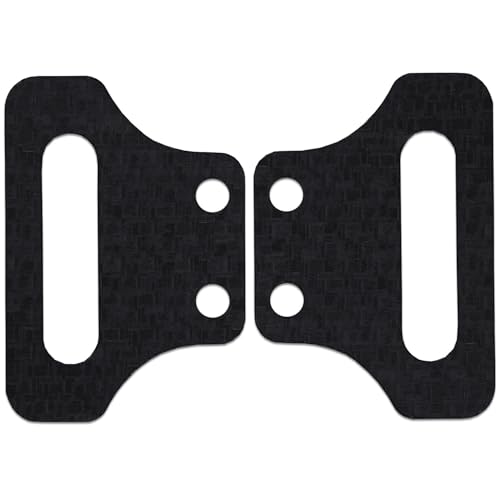 [1 Pair] OWB Curv Belt Loops for Holsters - (Black) - (No Hardware) - (12 Layers) - (Fits Belt Sizes Up to 1.50in) - Easy Installation - Ideal for Everyday Carry - USA Made