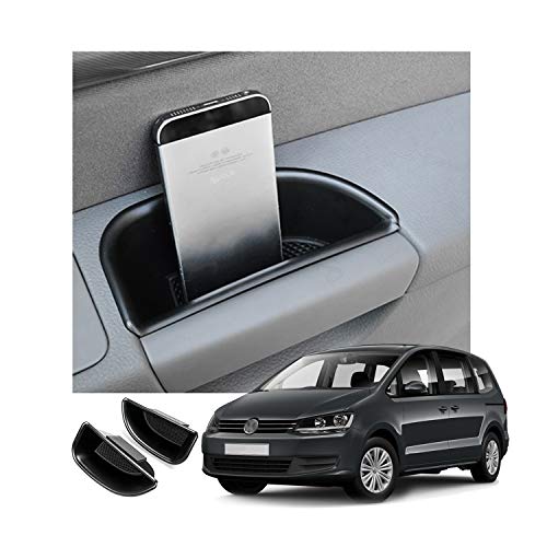 CDEFG [2 Stück] V W Sharan 7N 2010+ Seat Alhambra Auto Aufbewahrungsbox Autotür Innenrahmen Box Abdeckungen Innenraum Zubehör Storage Box