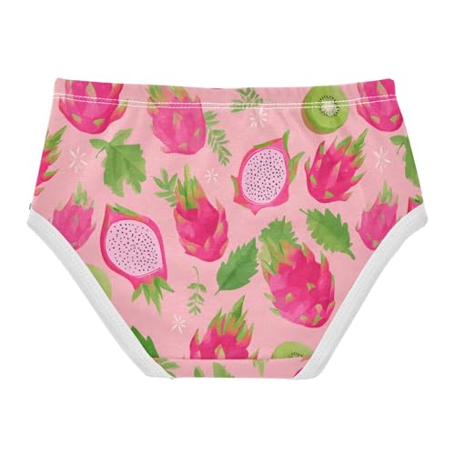 Wusikd Cute Dragon Fruit Girls' Underwear Cotton Girls Briefs Soft Toddler Underwear 2T2