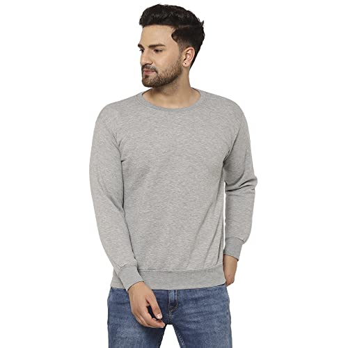 Image of Mack Jonney Fleece Round Neck Sweatshirt for Men (Pack of 2)-SW RN MLG OLV 02-P